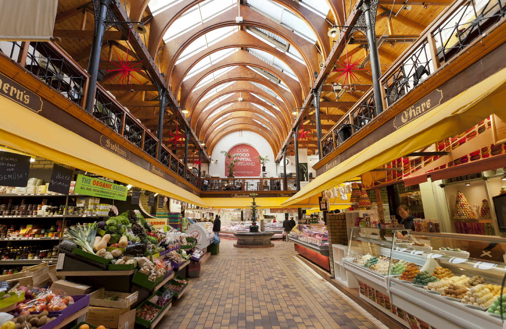 melhores cidades para o seu intercâmbio na Irlanda - Famoso mercado de Cork, o Old English Market