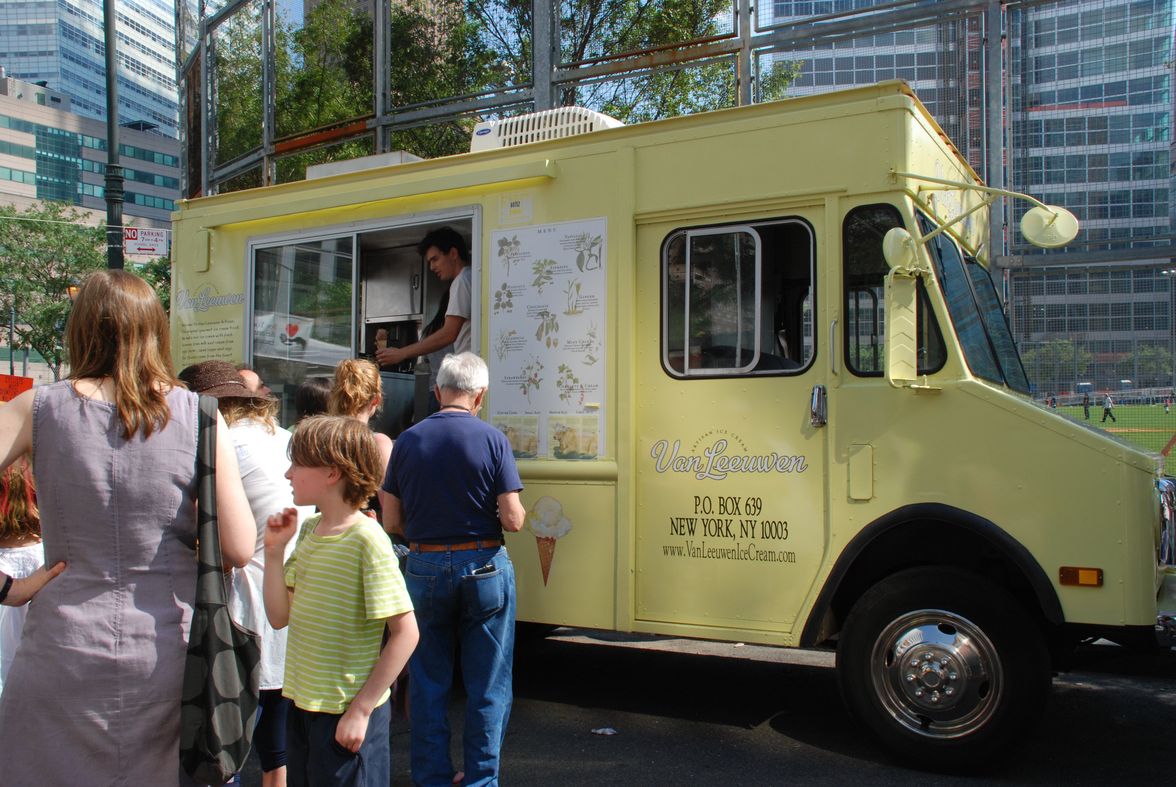 Ice cream truck em Nova York.