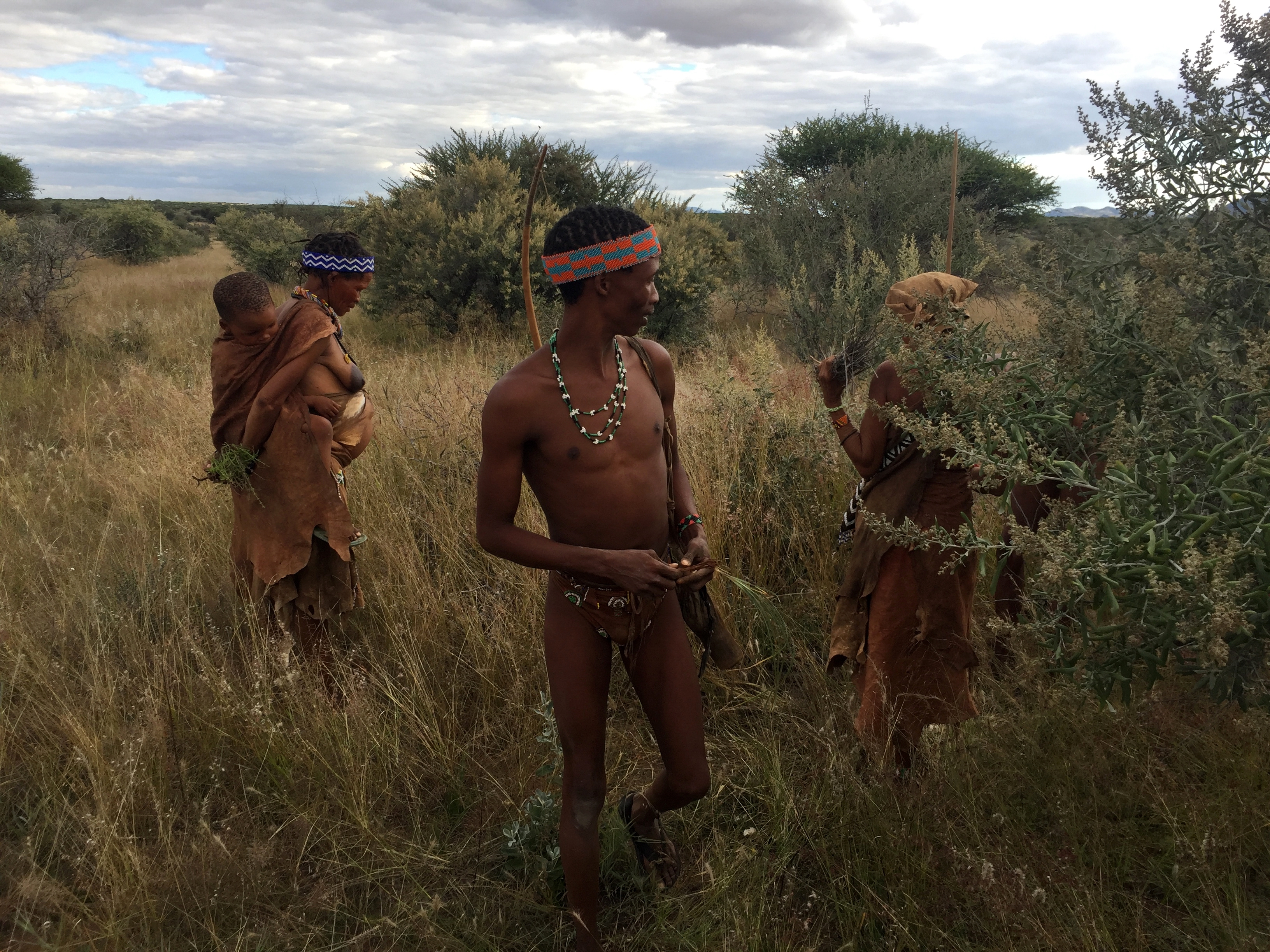 Bushmen, nativos da Namíbia. Projeto voluntário na Namíbia 