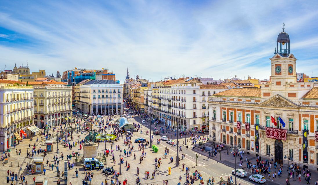 Puerta-del-Sol-Intercâmbio-em-Madri